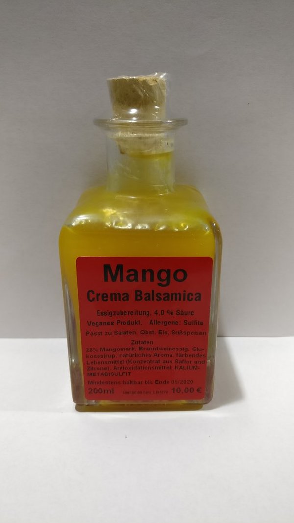 Crema di Frutta Mango,Essigzubereitung, 200ml
