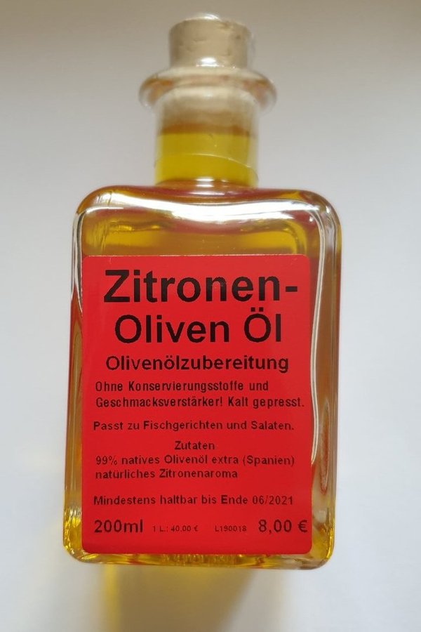Zitronen-Olivenöl, 200ml